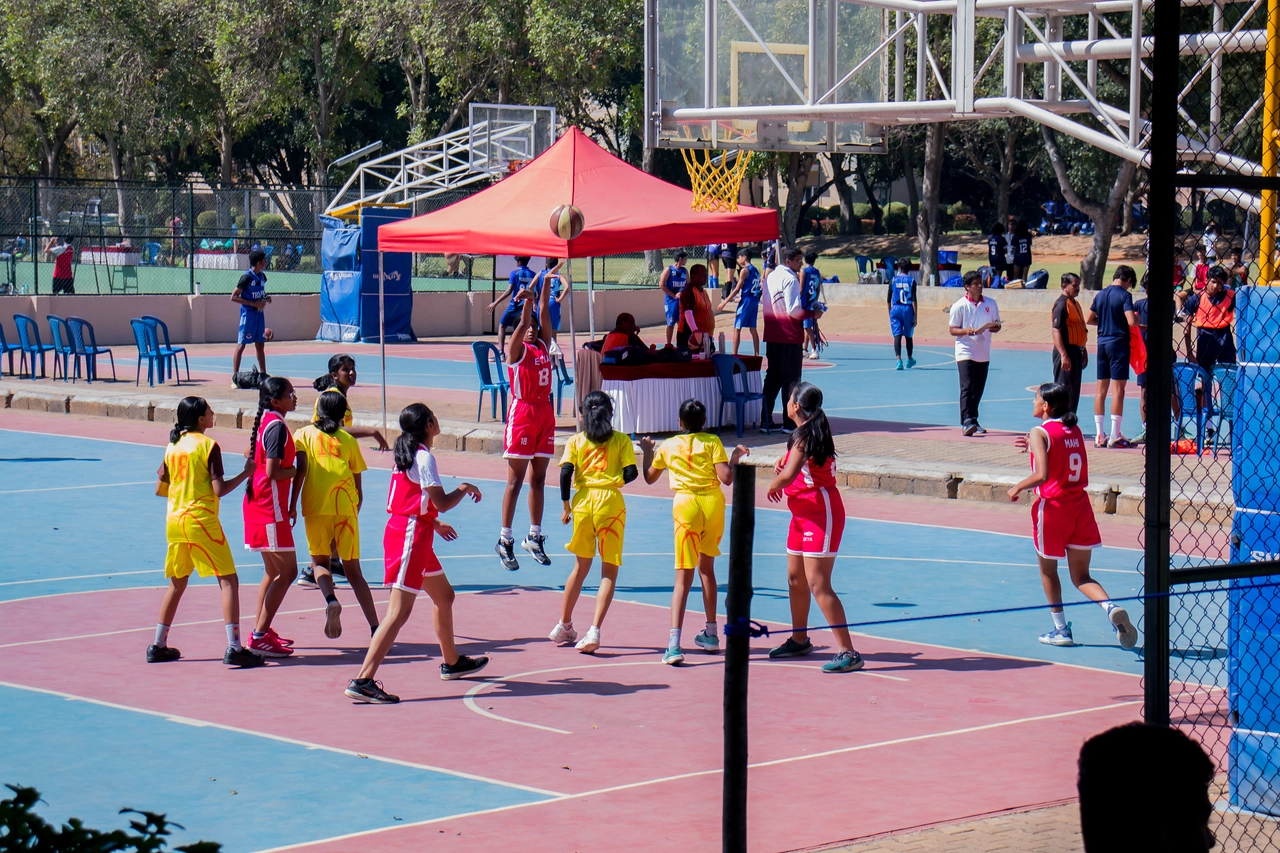 tisb out side the classroom trojans interschool event body1 basketball
